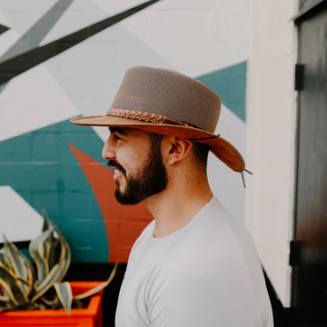 Breeze | Mens Copper Wide Brim Sun Hat