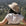 Person wearing a beige hat and white shirt, sitting on a wooden bench with a forest view.