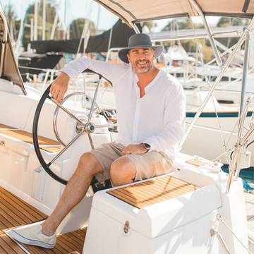 Cabana | Mens Steel Breathable Wide Brim Sun Hat