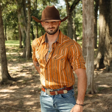 Cattleman | Mens Chocolate Brown Felt Cowboy Hat