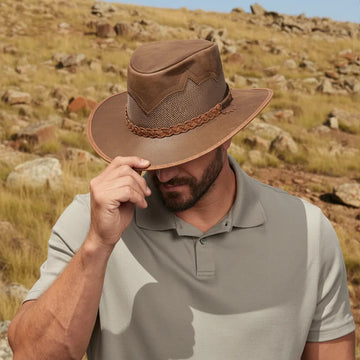 Sirocco | Mens Copper Wide Brim Sun Hat