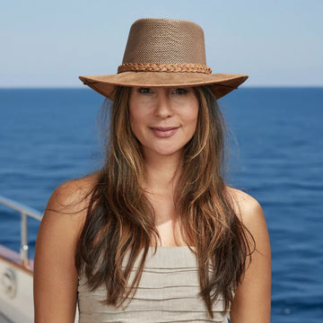 Breeze | Womens Copper Wide Brim Sun Hat