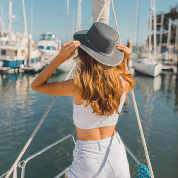 Cabana | Womens Steel Wide Brim Sun Hat