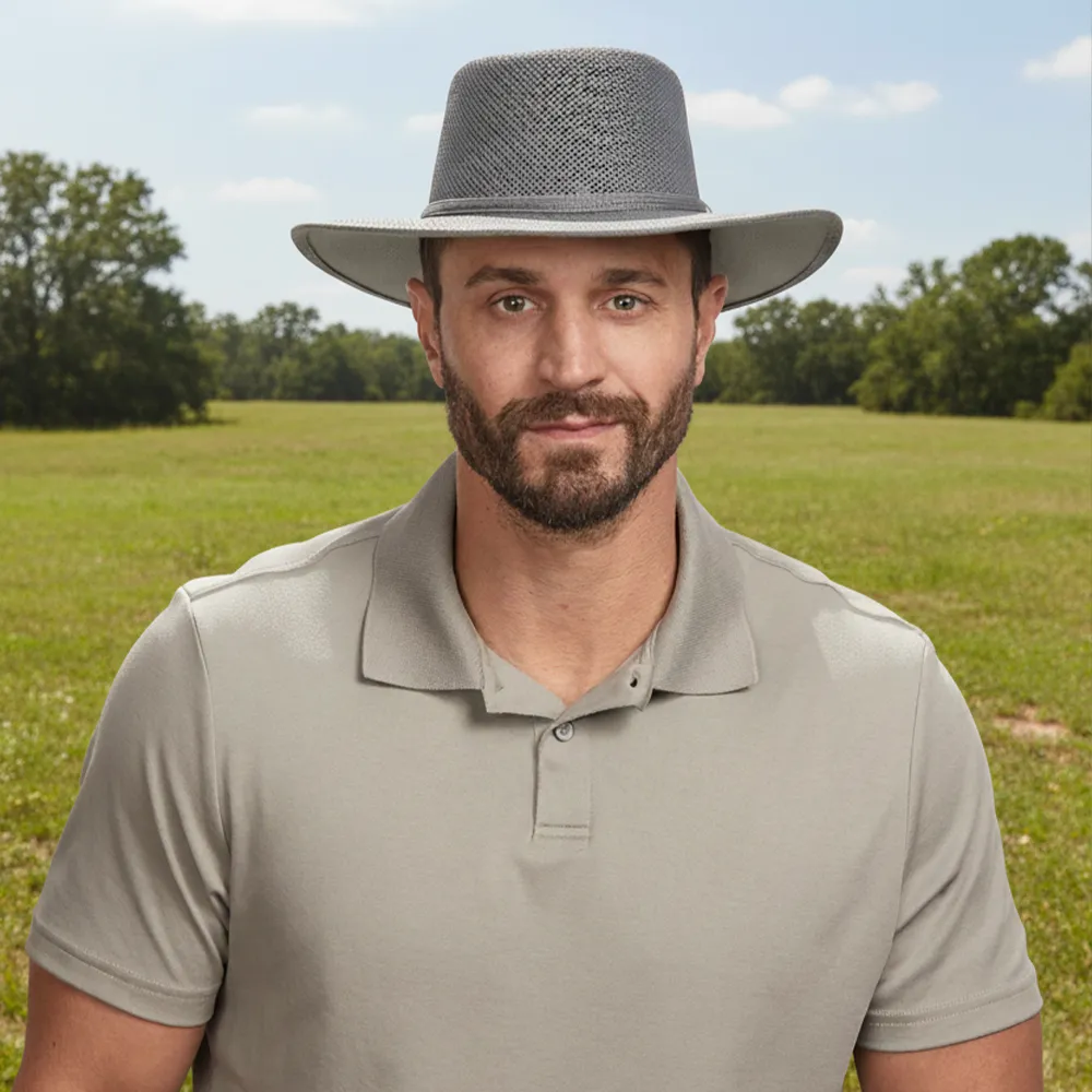 Cabana | Mens Steel Breathable Wide Brim Sun Hat