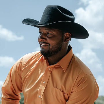 Cattleman | Mens Black Felt Cowboy Hat