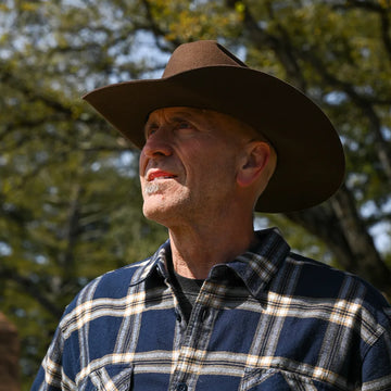 Cattleman | Mens Chocolate Brown Felt Cowboy Hat