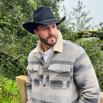 Sequoia | Mens Black Wool Felt Cowboy Hat