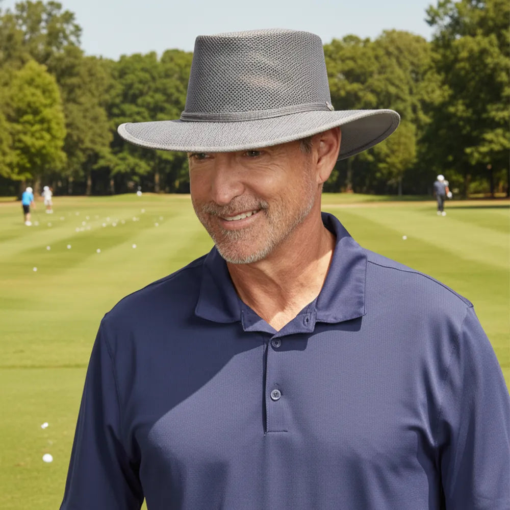 Cabana | Mens Steel Breathable Wide Brim Sun Hat