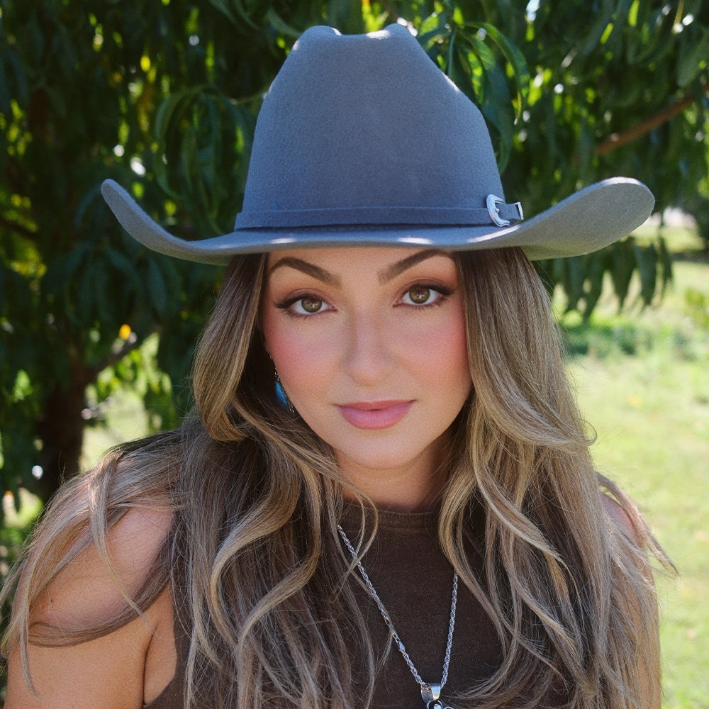 Cattleman | Womens Gunsmoke Gray Felt Cowgirl Hat