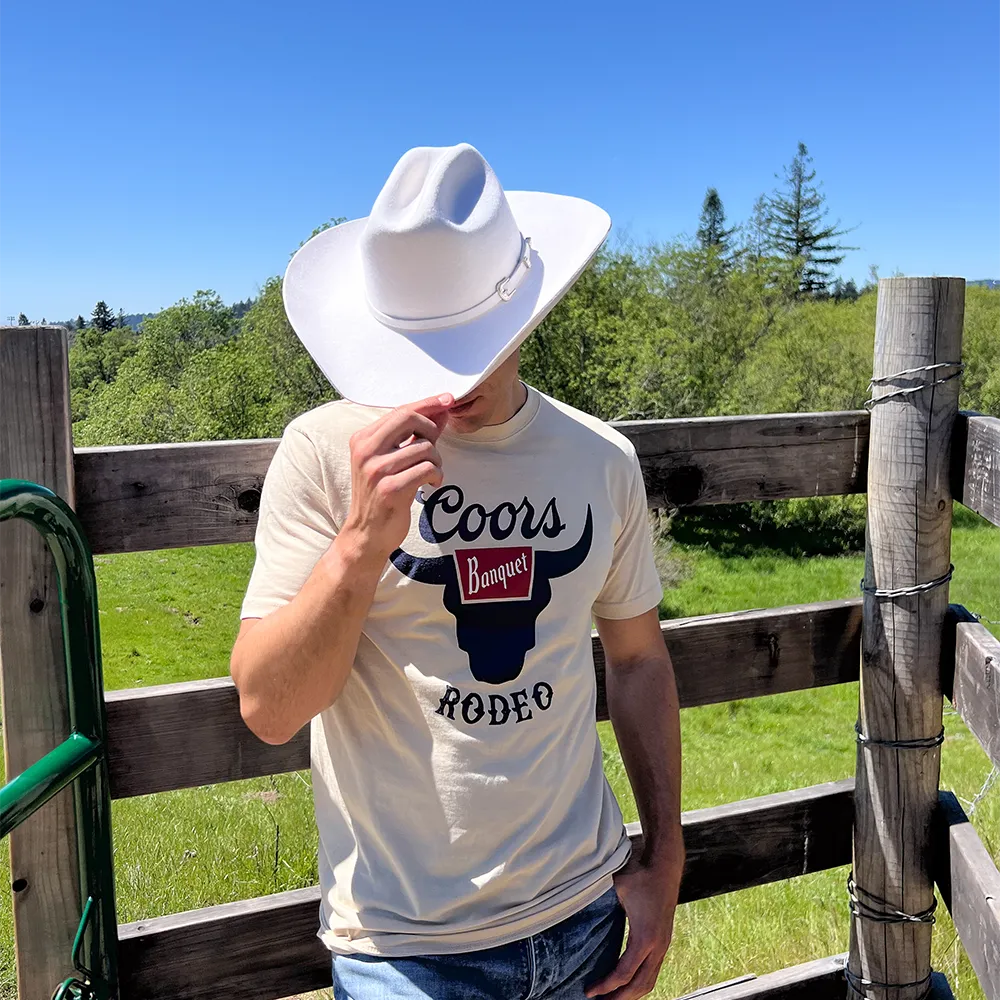 Cattleman | Mens White Felt Cowboy Hat