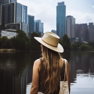 Johvan | Womens Natural Straw Sun Hat