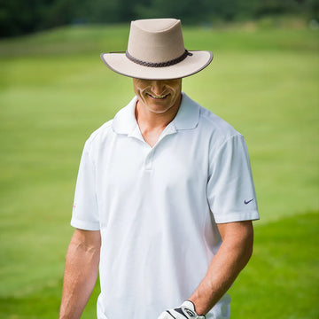 Soaker | Mens Eggshell Breathable Wide Brim Sun Hat