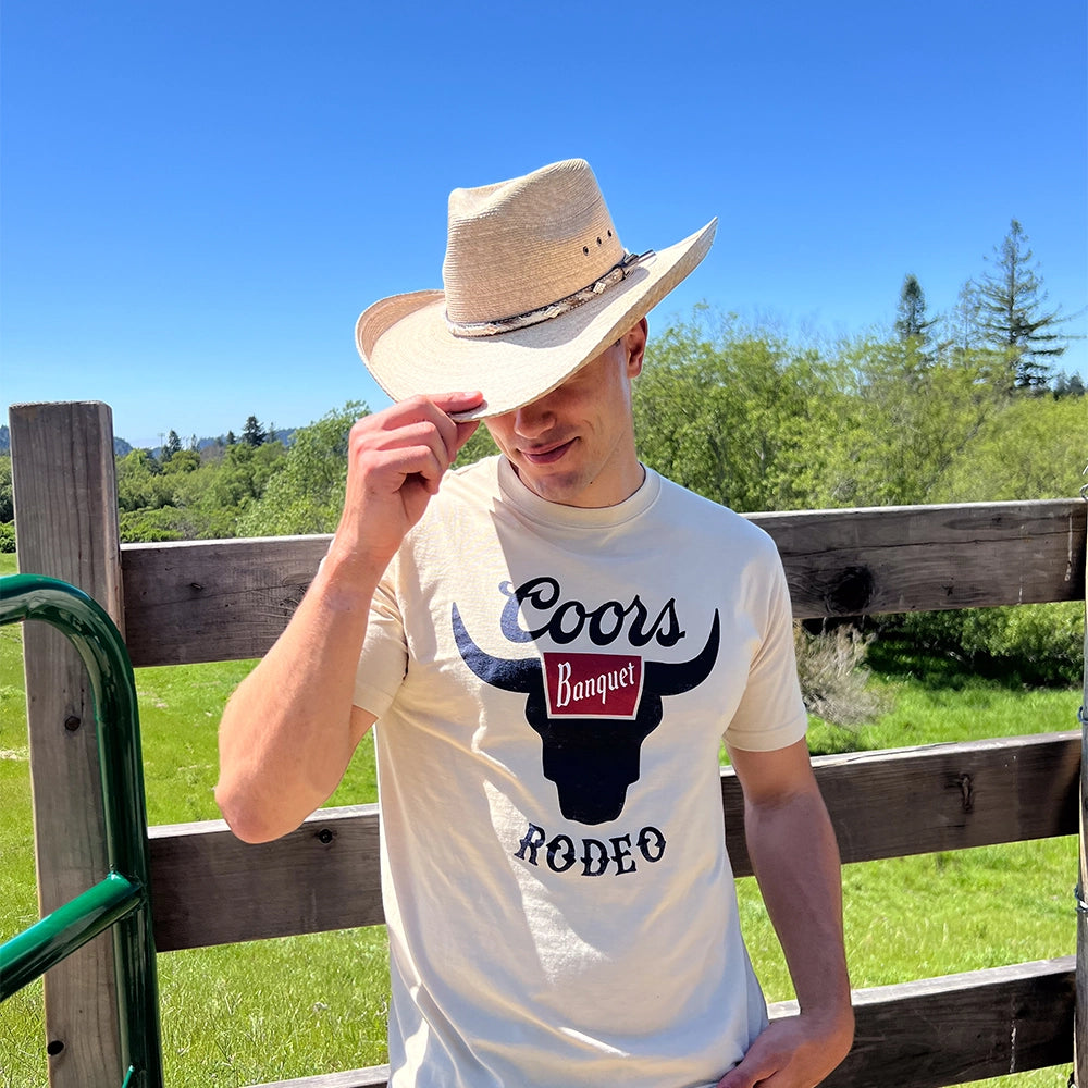 Wyatt | Mens Natural Fine Mexican Palm Tycoon Cowboy Hat