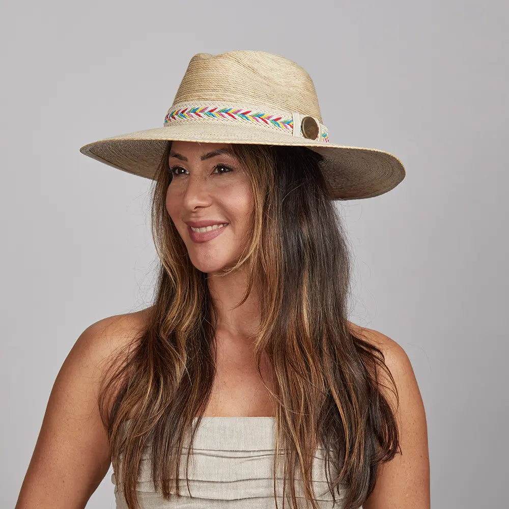 Bisbee | Womens Natural Wide Brim Straw Hat