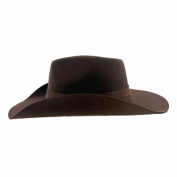 Bronson | Womens Brown Wool Felt Cowgirl Hat