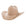 Beige cowboy hat with a band on a white background