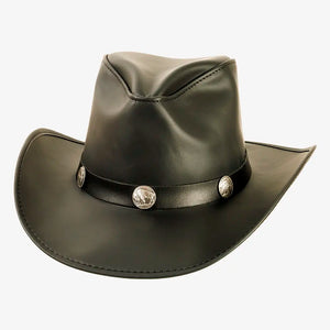 Cyclone | Mens Blackstone Leather Cowboy Hat