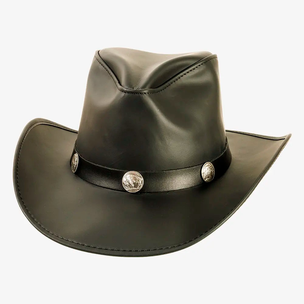 Cyclone | Womens Blackstone Leather Cowgirl Hat