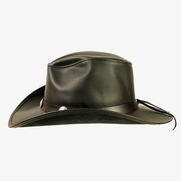 Cyclone | Womens Blackstone Leather Cowgirl Hat