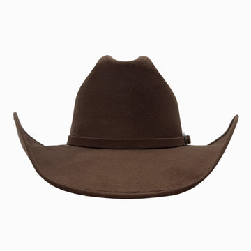 Dutch | Womens Brown Faux Suede Cattleman Crown Cowgirl Hat