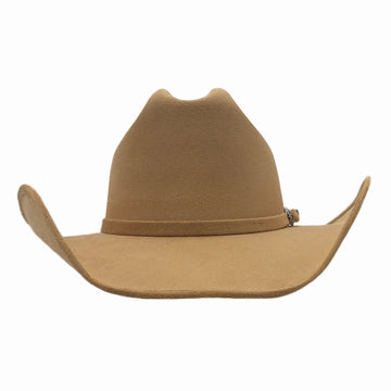 Dutch | Mens Camel Faux Suede Cattleman Crown Cowboy Hat