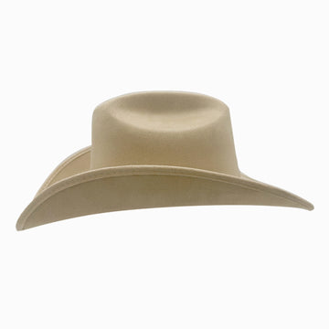 Dutch | Mens Cream Faux Suede Cattleman Crown Cowboy Hat