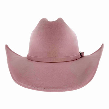 Dutch | Womens Pink Faux Suede Cattleman Crown Cowgirl Hat