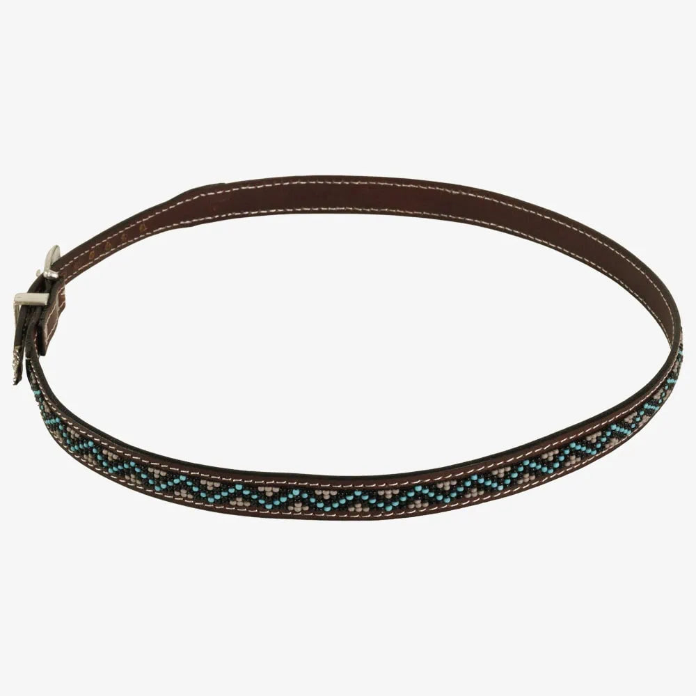 Elan | Leather Hat Band with Three Piece Buckle
