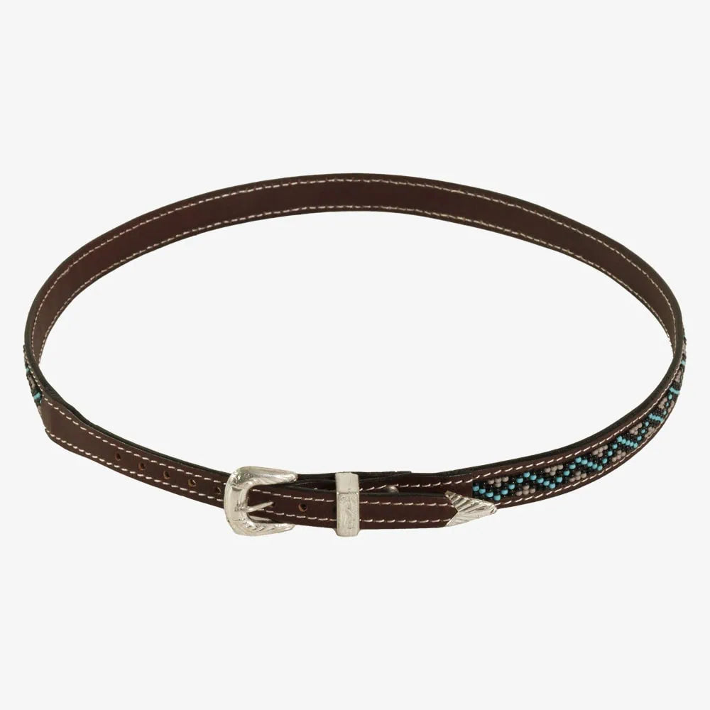 Elan | Leather Hat Band with Three Piece Buckle