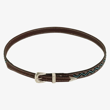 Elan | Leather Hat Band with Three Piece Buckle