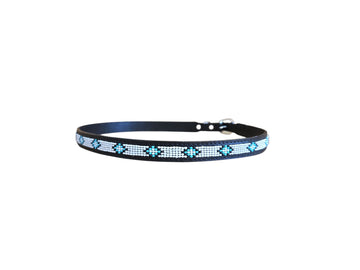 Nita | Beaded Leather Hat Band