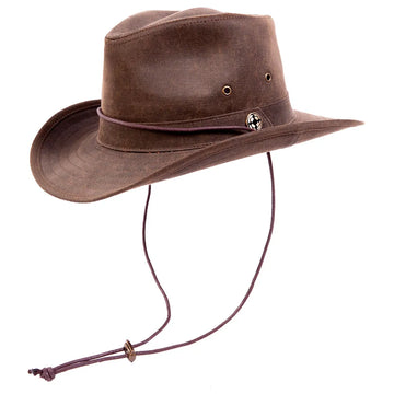 Irwin | Mens Brown Western Weathered Outback Hat