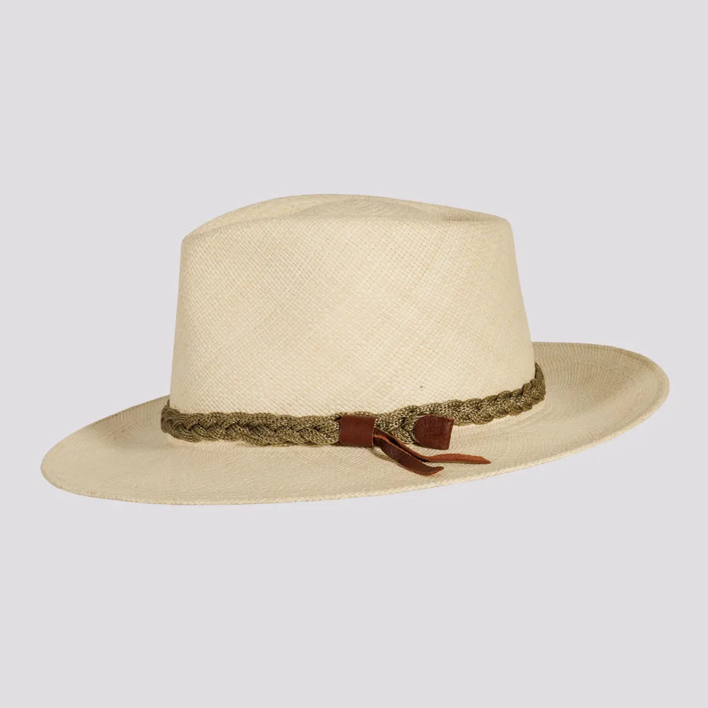 Manta Natural Straw Sun Hat AmericanHat Makers Side View