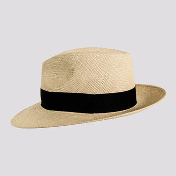 Medellin | Mens Natural Fedora Genuine Panama Hat