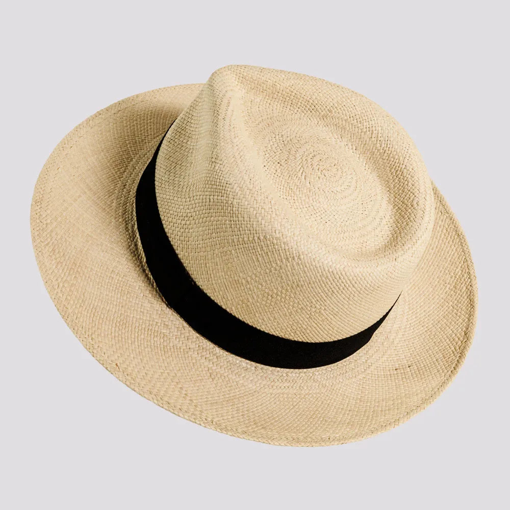 Medellin | Womens Natural Fedora Genuine Panama Hat