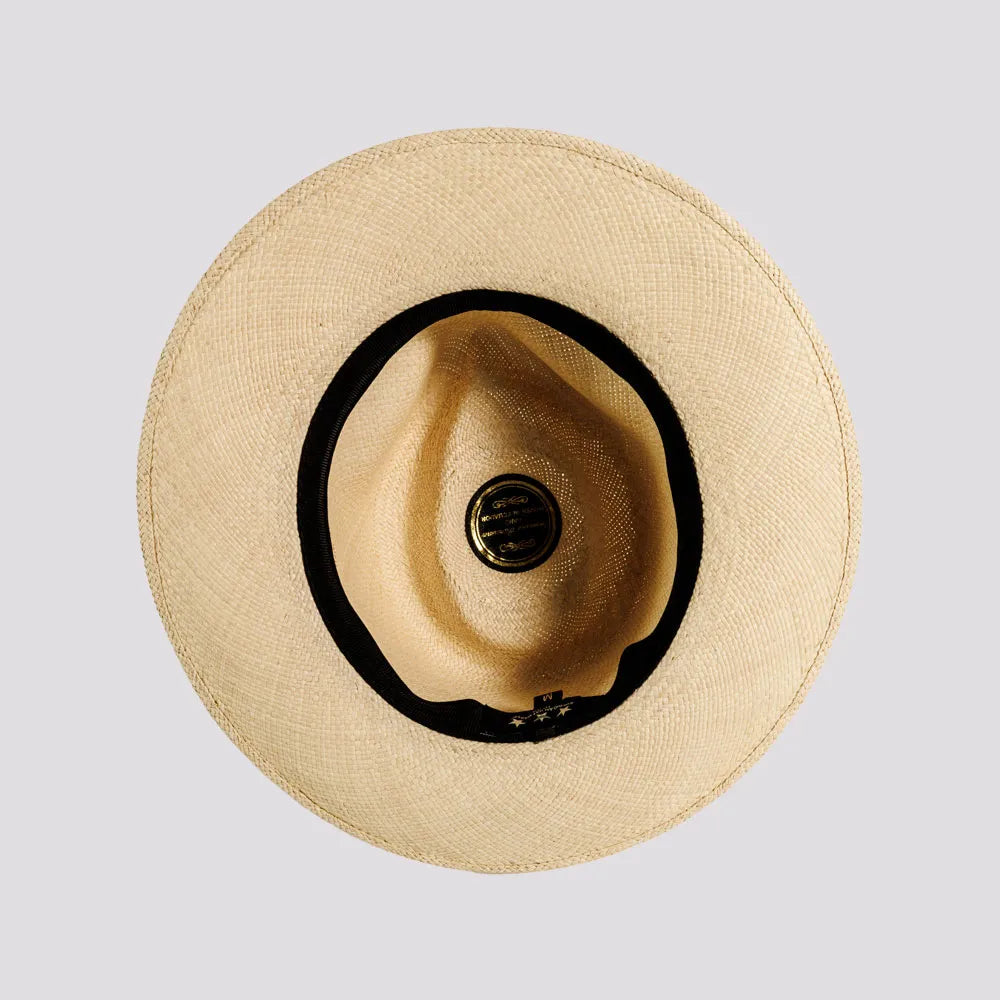 Medellin | Womens Natural Fedora Genuine Panama Hat