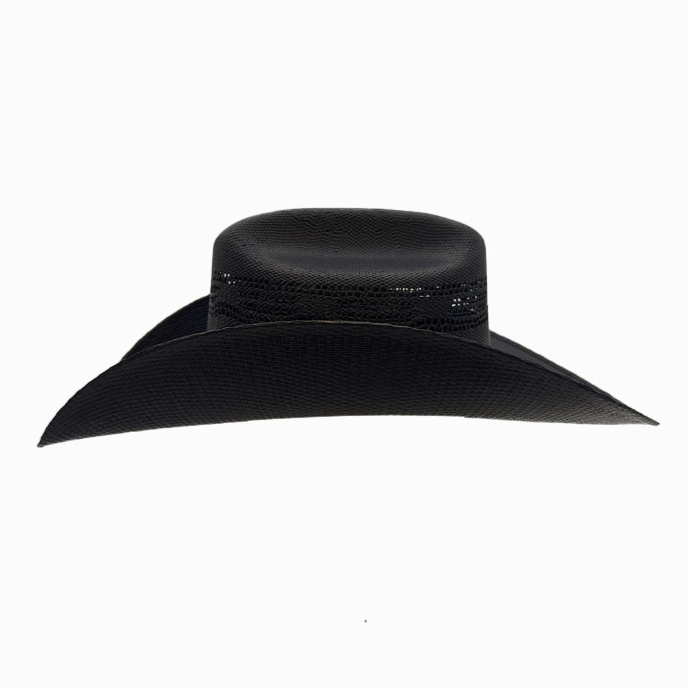 Montana | Mens Black Straw Cowboy Hat with Western Hat Band