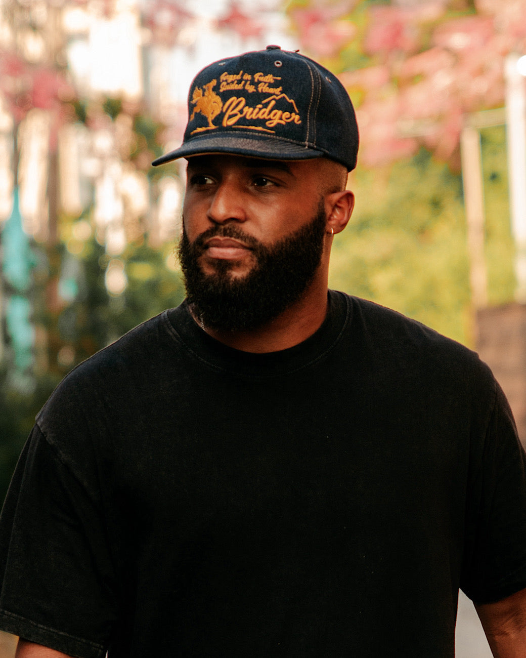 Outrider | Mens Denim Baseball Cap