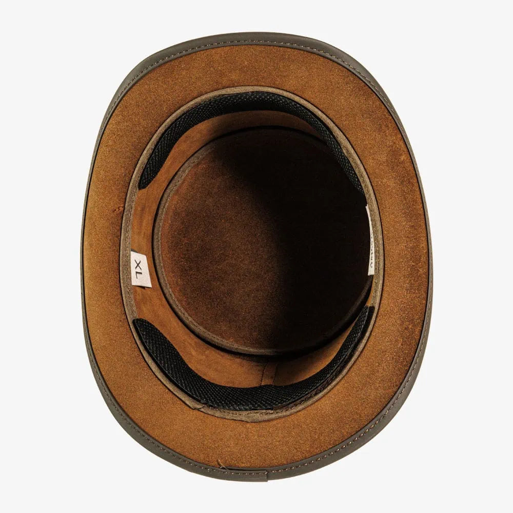 Parlor | Womens Silver Genuine Leather Top Hat