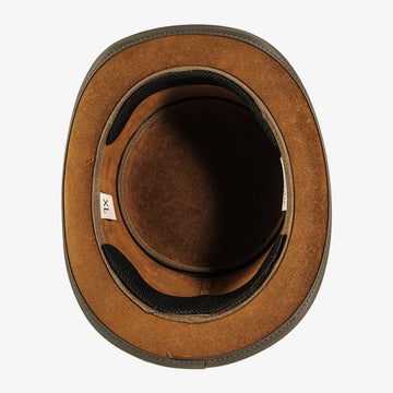Parlor | Womens Silver Genuine Leather Top Hat