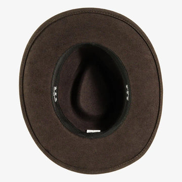 Pathfinder | Mens Chocolate Brown Wool Felt Outback Hat