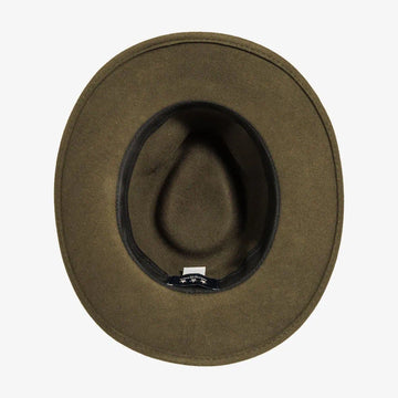 Pathfinder | Mens Olive Wool Felt Outback Hat