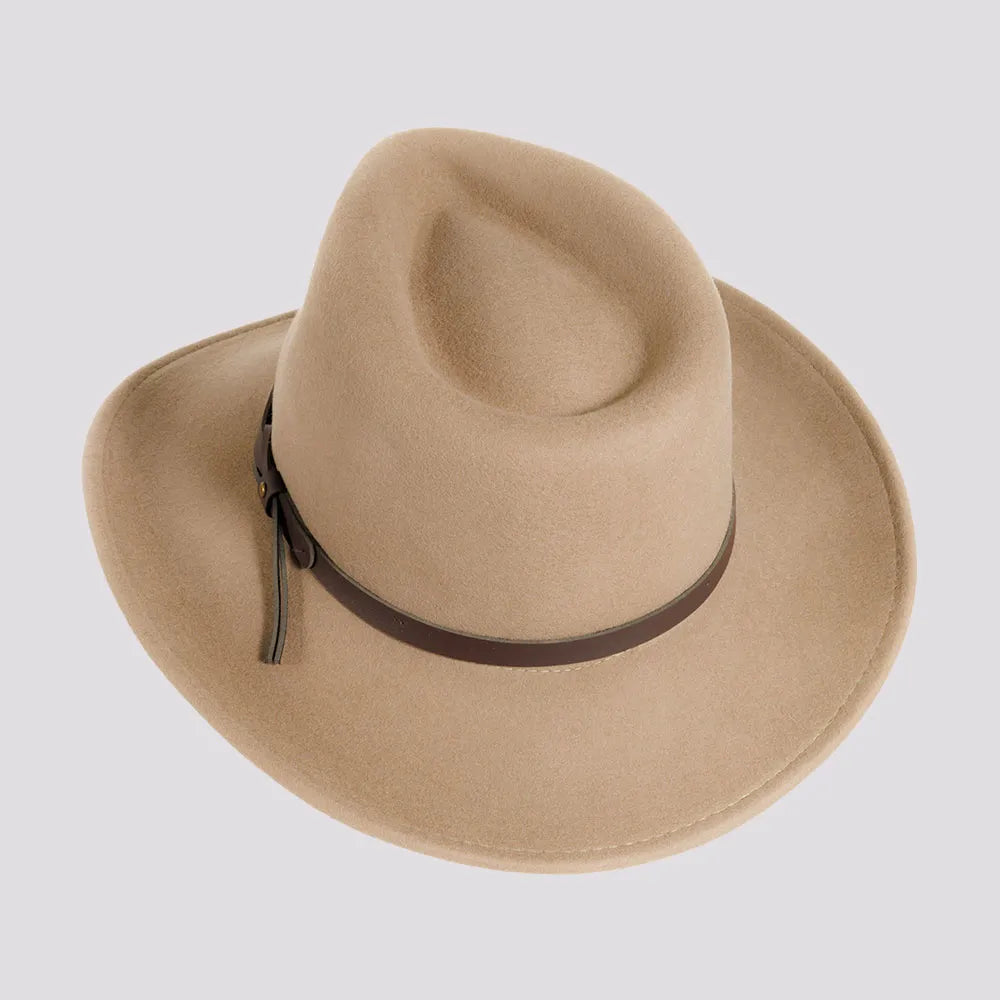 Pathfinder | Womens Putty Wool Felt Outback Hat