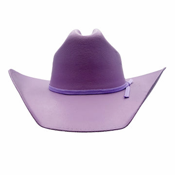 Pioneer | Womens Lilac Canvas Cotton Western Cowgirl Hat