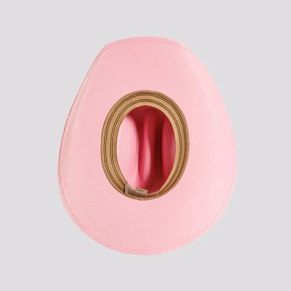 Pioneer | Mens Pink Canvas Cotton Western Cowboy Hat
