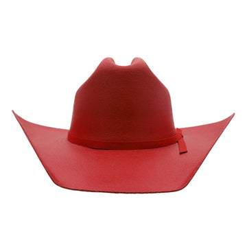 Pioneer | Womens Red Canvas Cotton Western Cowgirl Hat