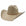 Beige cowboy hat with a brown band on a white background