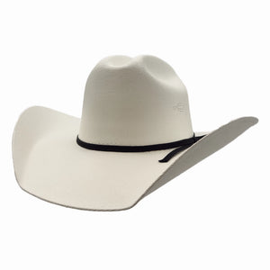 Pioneer | Womens White Canvas Cotton Western Cowgirl Hat