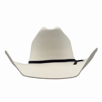 Pioneer | Womens White Canvas Cotton Western Cowgirl Hat