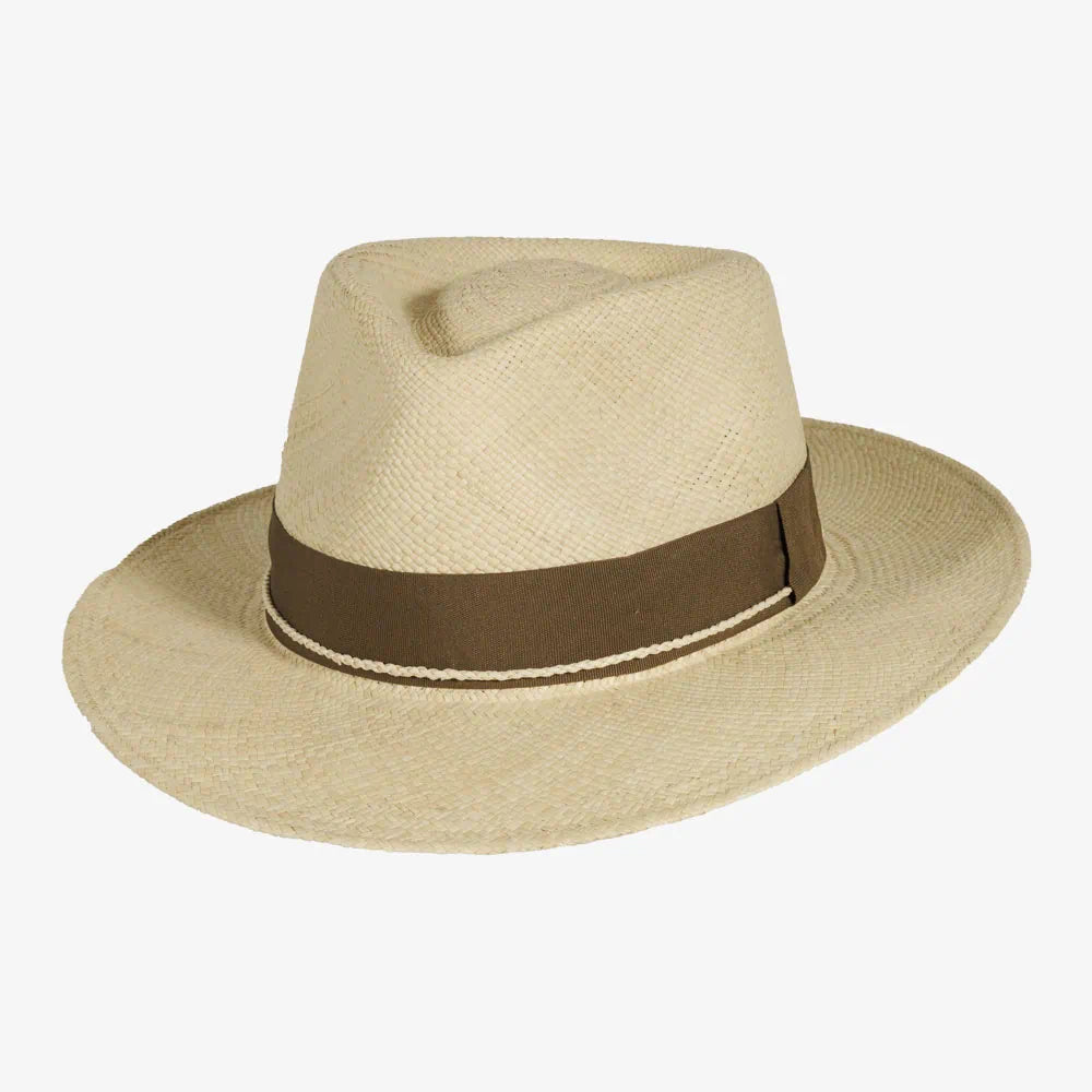 Quito | Womens Natural Woven Genuine Panama Hat